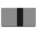 Ver imagem 5 de Armário Aéreo 100cm 2 Portas Indiana Preto/Cinza - Lumil Móveis