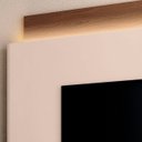 Ver imagem 5 de Estante Painel de Tv 85 Pol 220cm Évora H01 Castanho/off White - Mpozenato