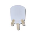 Ver imagem 3 de Cachepot Acrilico Brulet com Pés de Madeira 16x12,5cm