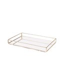 Ver imagem 1 de Bandeja em Metal com Espelho 22691-g Mart