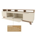 Ver imagem 6 de Rack para TV até 85 Polegadas Serena 100% MDF 3 Portas 219cm