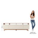 Ver imagem 7 de Rack para TV até 85 Polegadas Serena 100% MDF 3 Portas 219cm