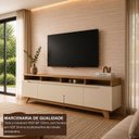 Ver imagem 4 de Rack para TV até 85 Polegadas Serena 100% MDF 3 Portas 219cm