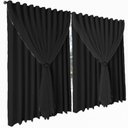 Ver imagem 2 de cortina blackout Mix em tecido 6,00 x 2,80 c/voal preto