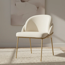 Ver imagem 3 de Cadeira Poltrona Decorativa Nuvem Premium Orgânico:bouclé Off White