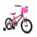 Ver imagem 1 de Bicicleta Infantil Feminina Aro 16 (sk-ii) Pink com Rosa Stone Bike