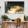 Quadro Daniel Na Cova Dos Leões:120x80 cm/PRETA - 8