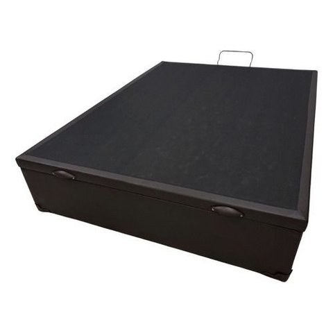 Box Baú Casal Corino Marrom 1,38x1,88 So1clique Pistão a Gás