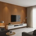 Ver imagem 2 de Painel Ripado Auto Colante Marrom Amadeirado