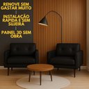 Ver imagem 4 de Painel Ripado Auto Colante Marrom Amadeirado