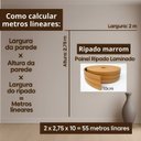 Ver imagem 3 de Painel Ripado Auto Colante Marrom Amadeirado