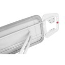 Ver imagem 4 de Tábua de Passar Roupa em Aço com Altura Regulável Suporte para Ferro e Prateleira Top Plus