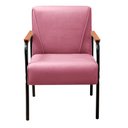 Ver imagem 3 de Poltrona Jade Cor:Suede Rosa 280