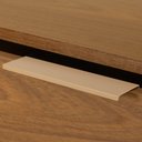 Ver imagem 4 de Mesa de Cabeceira Stella 3 Gavetas com Rodízio 50 cm X 40 cm Louro Freijó