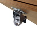 Ver imagem 6 de Mesa de Cabeceira Stella 3 Gavetas com Rodízio 50 cm X 40 cm Louro Freijó