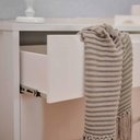 Ver imagem 6 de Cômoda Infantil 3 Gavetas 1 Porta Multimóveis CR40024 Branco Acetinado