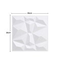 Ver imagem 2 de Kit 15 Placas PVC 3d Revestimento De Parede Decorativa Diamante 25 cm