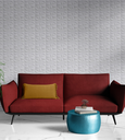Ver imagem 3 de Kit 15 Placas PVC 3d Revestimento De Parede Decorativa Diamante 25 cm