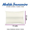 Ver imagem 2 de Travesseiro Duoflex Nasa Cervical Ortopédico Viscoelástico Cor Branco