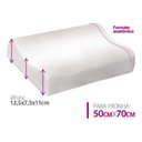 Ver imagem 4 de Travesseiro Duoflex Nasa Cervical Ortopédico Viscoelástico Cor Branco