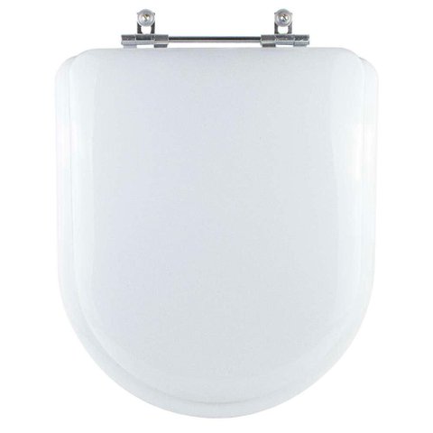 Acento Sanitário Almofadado Carrara Branco para Vaso Deca