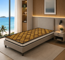 Ver imagem 3 de Colchão Solteiro Confortável 88x188 – Qualidade, Suporte Ergonômico e Bem-Estar Diário.