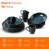 Jogo de Jantar Cerâmica Stoneware Bio Oceano 16 Peças Porto Brasil - 2