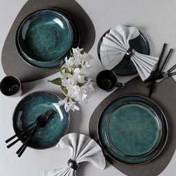 Jogo de Jantar Cerâmica Stoneware Bio Oceano 16 Peças Porto Brasil - 3