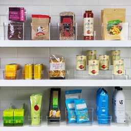 Conjunto Organizador de Armário Clear 4 Peças 30 x 15 x 13 cm Transparente Ou - 2