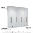 Ver imagem 2 de Guarda Roupa Havana Master com 8 Portas - Branco