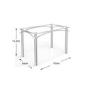 Ver imagem 4 de Mesa P/ Cozinha Elba C/ Tampo de Vidro 150cm Cromada - Kappesberg