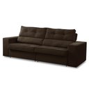 Ver imagem 6 de Sofá Retrátil e Reclinável 3 Lugares 2,50m com Molas Milena Suede Rover & Beato