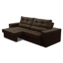 Ver imagem 5 de Sofá Retrátil e Reclinável 3 Lugares 2,50m com Molas Milena Suede Rover & Beato