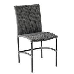 Cadeira Havaí em Fibra Sintética Trama Dupla Artesanal para Área de Churrasco - Cinza Estonado - 1 Cadeira Havaí em Fibra Sintética Trama Dupla Artesanal para Área de Churrasco - Cinza Estonado - 1