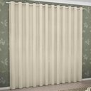 Ver imagem 2 de Cortina Tecido Liso Blackout Bege Izaltex 2,60x2,30m