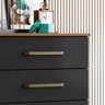 Cômoda 5 Gavetas Mdp com Puxadores de Plástico Ellen Atacama-grafite - 3