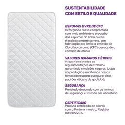 Colchão de Solteiro Nuvem D23 188 x 88 x 15cm Casatema - 6