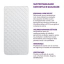 Ver imagem 6 de Colchão de Solteiro Nuvem D23 188 x 88 x 15cm Casatema MadeiraOriginals