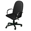 Ver imagem 1 de Cadeira Escritório Giratória Verona Preta Movelaria Toigo