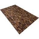 Ver imagem 2 de Tapete Couro Quadriculado Castanho 1,50x2,50 S/b Pç 3x9cm