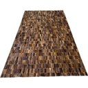 Ver imagem 1 de Tapete Couro Quadriculado Castanho 1,50x2,50 S/b Pç 3x9cm