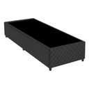 Ver imagem 3 de Cama Box Conjugado Solteiro com Colchão 88x71x188 Opala Gazin Cr35330 Preto