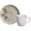 Ver imagem 1 de Xícara de Café com Pires Bio Stoneware Campestre 120ml Porto Brasil