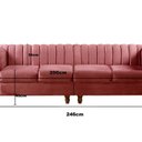 Ver imagem 3 de Sofá 4 Lugares Decoração Retrô Clássico Realeza Chesterfield