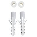 Ver imagem 3 de Kit Parafuso para Vaso Sanitário Lateral Aço Inox Blukit