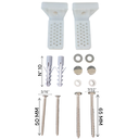 Ver imagem 2 de Kit Parafuso para Vaso Sanitário Lateral Aço Inox Blukit