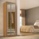 Ver imagem 1 de Guarda Roupa Modular 2 Portas Reflecta com Gavetas 90cm Altezza Belmax:freijó