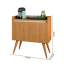 Ver imagem 4 de Aparador Buffet 2 Portas Mel Pérola Gold Primus