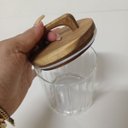 Ver imagem 4 de Pote Hermético de Borossilicato 550ml Transparente 14x10x10cm Mantimentos Tampa