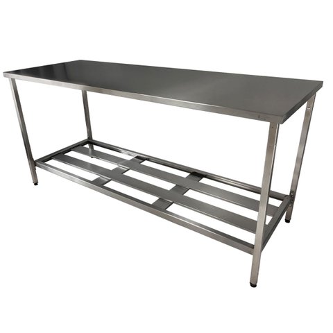 Mesa Aço Inox Profissional 190x70x90 cm Nortinox